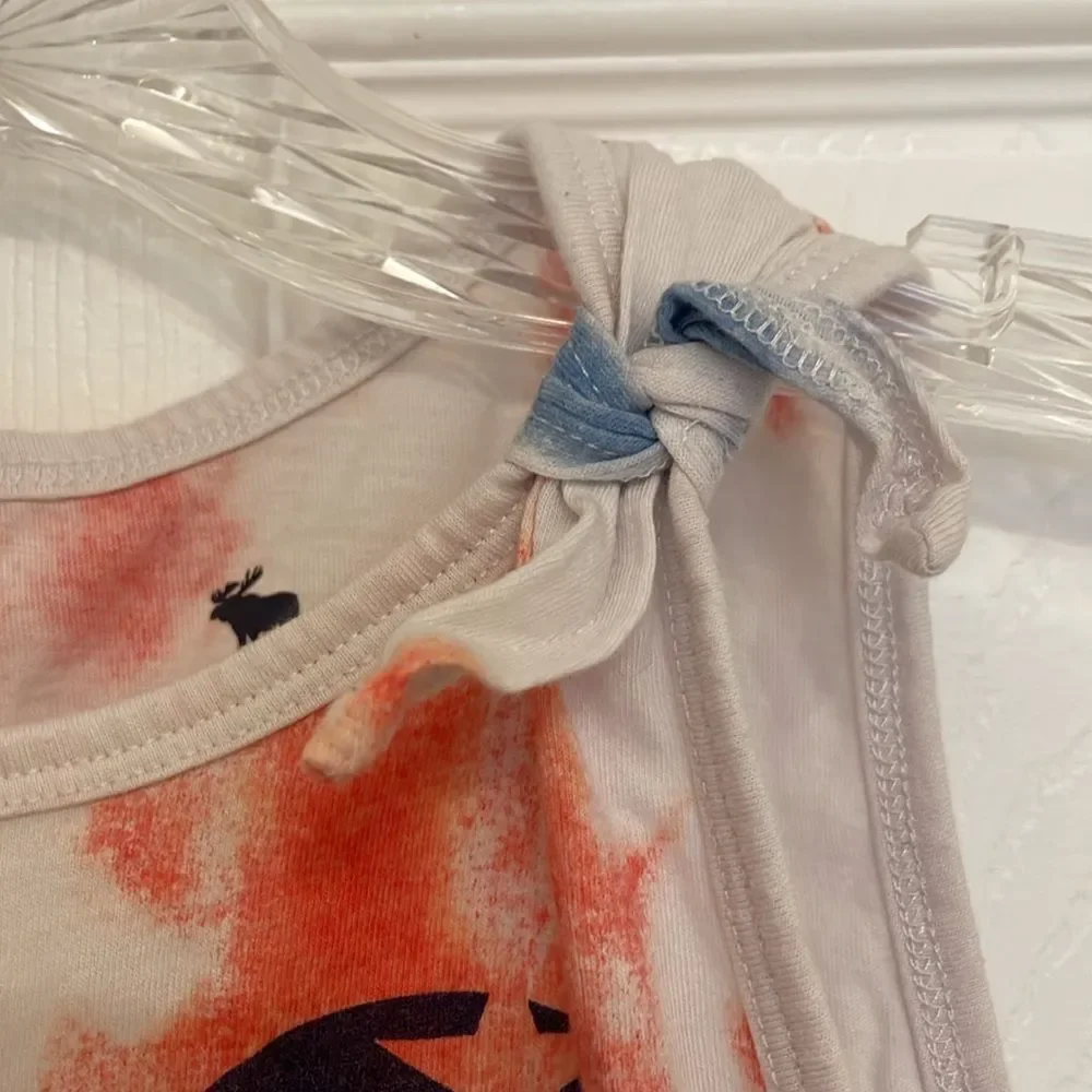✨Abercrombie Kids x Disney Mickey Mouse American Tie Dye Tank Top